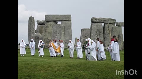 The Druids and Stonehenge-England