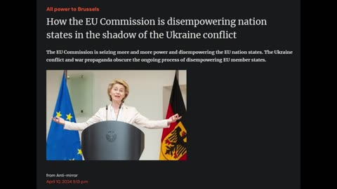 How the EU Commission is disempowering nation states in the shadow of the Ukraine conflict