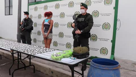 Incautan 624 dosis de marihuana en Bucaramanga