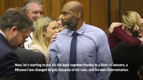 After 28 years, a man wrongfully convicted is free