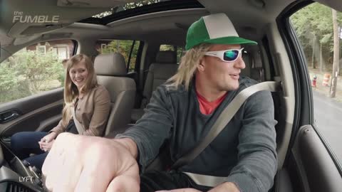 Rob Gronkowski Goes Undercover As Lyft Driver