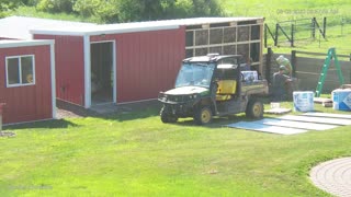 DIY Insulating Pole Barn From Outside on the Farm