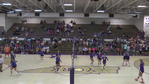 York & Clarkrange Highschool Volleyball 8/21/23