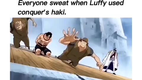 Anime -onepice Luffy use conquerors haki ☠️🔥