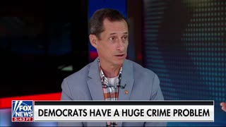 Anthony Weiner spars with Jesse Watters: 'Crime is down!'