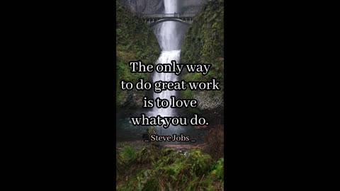 Motivational Quote - Steve Jobs