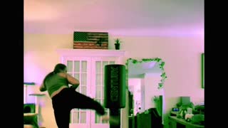 Kickboxing workout at home!