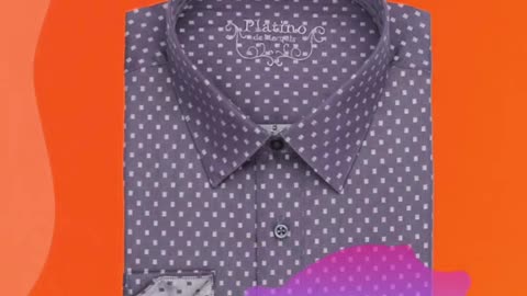 "Make a Statement with La Mode Men's Bold and Striking Platino Shirts - Elevate Your Wardrobe Now!"