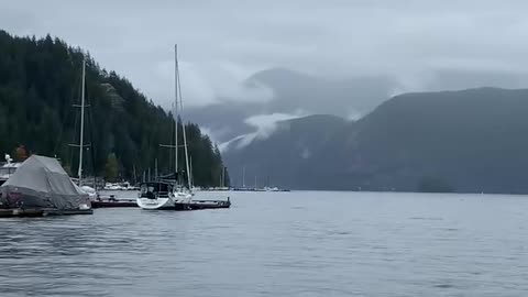 Beautiful lake near Vancouver Canada