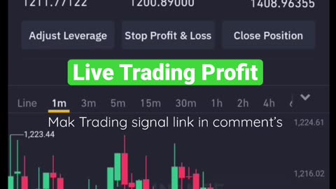 Live trading profit