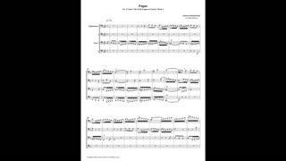 J.S. Bach - Well-Tempered Clavier: Part 1 - Fugue 11 (Euphonium-Tuba Quartet)