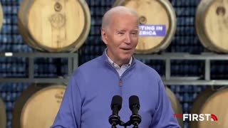 JOE BIDEN: “In beer brew here... Huh ish issah use to make the brew beer here.. Issh Weer-fining...