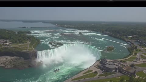 2023-05-31 1430 Right side of Niagara Falls. Earthcam. Aliens are upgrading water purification system.