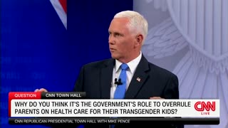 'We're Going To Protect Kids': Pence Pushes Back At CNN Reporter Over Child Sex Changes