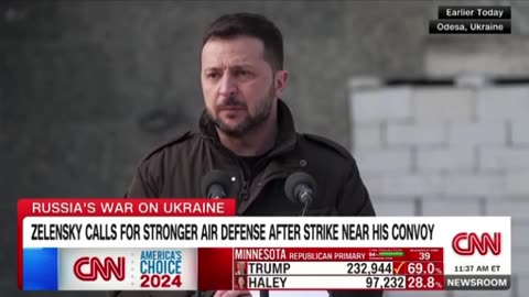 Il presidente ucraino Zelenskyj dice la CNN è quasi assassinato