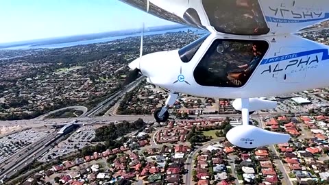 10-year-old takes to the skies in electric plane