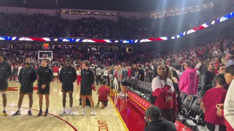 LeBron James casually walks into the basketball arena