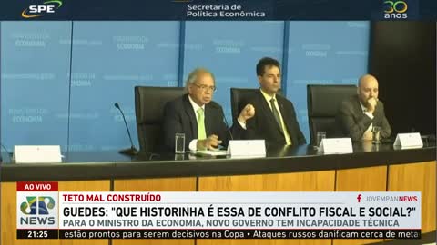 Paulo Guedes “Que historinha é essa de conflito fiscal e social ”; Constantino comenta