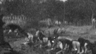 Wash Day In Mexico (1898 Original Black & White Film)