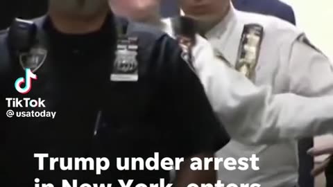 Trump was arrested