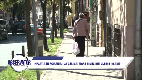 INFLAȚIA ÎN ROMÂNIA - LA CEL MAI MARE NIVEL DIN ULTIMII 19 ANI!