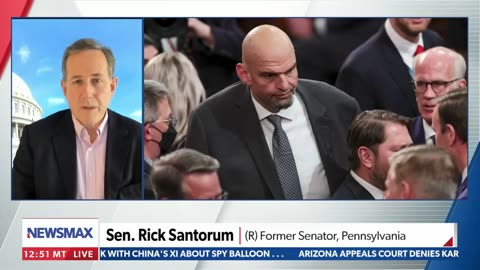 John Fetterman is going to get plenty of time: Rick Santorum