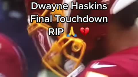 Dwayne Haskins final touchdown.