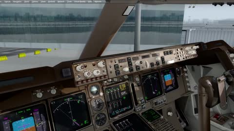 Mumbai VABB Pushback P3D IVAO Condor 747-400