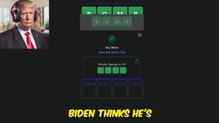 Trump Obama & Biden play wordle 4