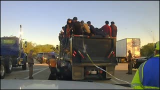 84 Migrants Found in a Dump Truck in Texas Human Smuggling Attempt