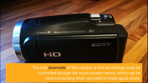 Sony HDR-CX625 Full HD Camcorder (30-fach optischer Zoom,5-Achsen BOSS Bildstabilisation,NFC)schwarz
