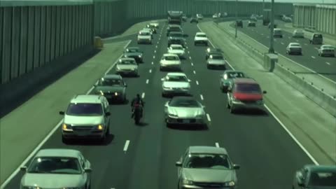 The matrix reloaded movie clip-freeway fight