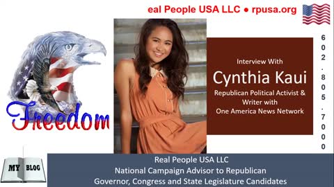 Interview with San Diego's Cynthia Kaui, Political Activist & OAN Network Writer