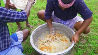 BANANA OIL FRY | Banana Balls Recipe | Pazham Bonda | Cooking Sweet Banana Bonda Recipe In Village