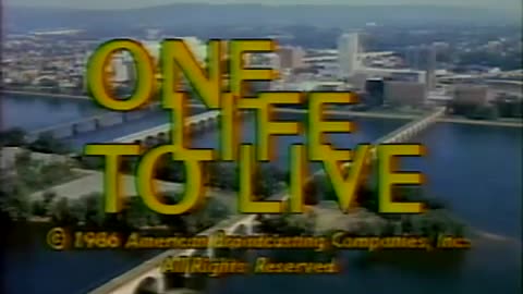 1986 - Closing Credits to 'One Life to Live'