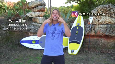 GIVEAWAY!!! Body Glove Paddle Board + Water Shoes | MicBergsma