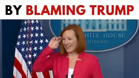 Jen Psaki blames Trump when questioned about Biden's African Travel ban.