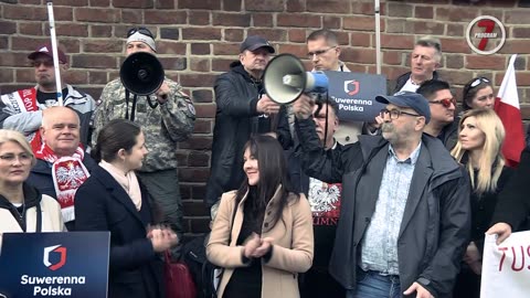 "Protest Wolnych Polaków" Kraków, Rynek Główny, 16.03.2024