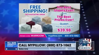 Use Promo Code WARROOM And Get Your Specials Today At mypillow.com/warroom