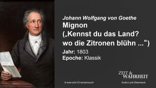 Johann Wolfgang von Goethe_ Mignon (1803)