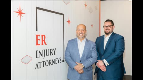 Corey Eschwiler at ER Injury Attorneys Grand Opening