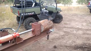 Test splits with Hydraulic power pack