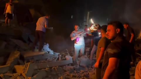 Gaza night war