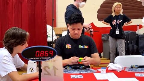 BREAKING: The Rubik’s cube world record has been broken at 3.13 second