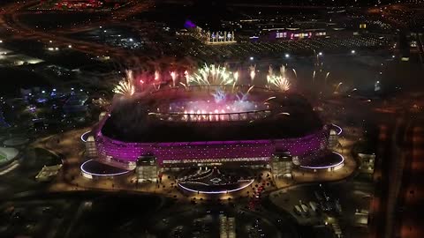 The opening of the 2021 experimental World Cup stadium