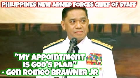 NEW AFP CHIEF OF STAFF INSPIRING MESSAGE