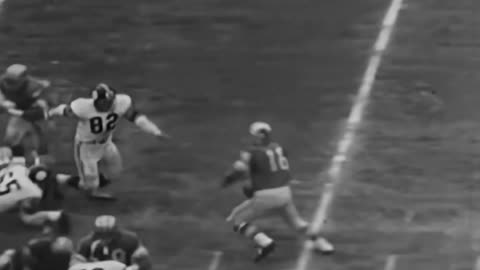 Jan. 6, 1963 - NFL Playoff Bowl Highlights | Lions v. Steelers