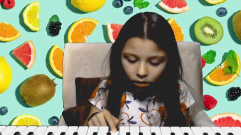 Bella Playing and Singing 'The Fruit Song' ❤️