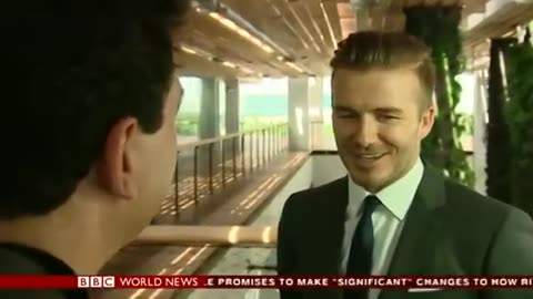 Beckham Former England captain