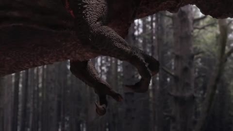 Dinasor story in English jarasic park movie